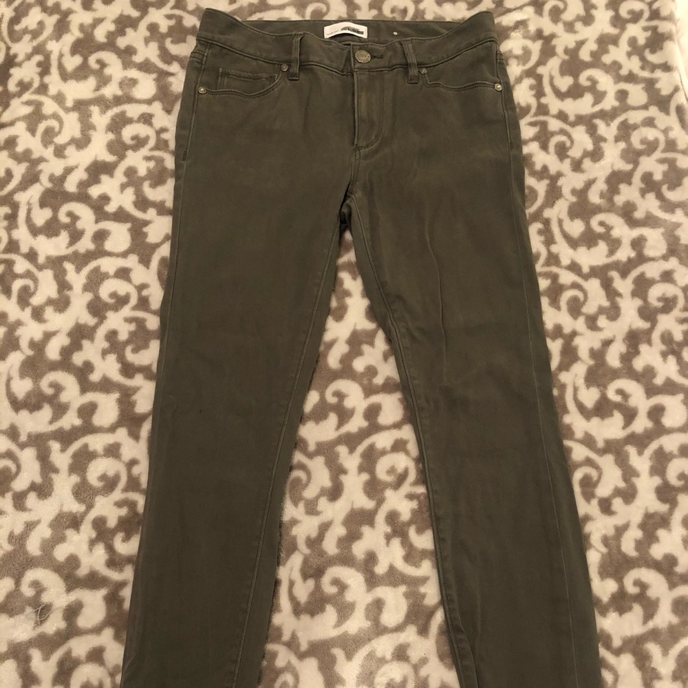 LOFT Olive green Marisa style jeggings